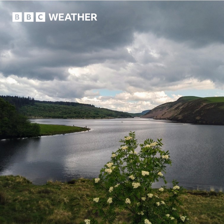 Some showers this afternoon in Scotland. Thunderstorms across parts of Wales and southwest England. Sunny spells elsewhere.