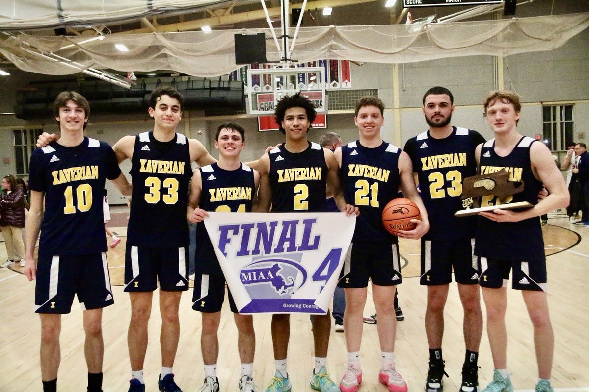 Congrats to the Xaverian Brothers class of 2024!

Zo, Ty, Doug, JJ, Rome, Jon, Spencer, Will and Christian - Thank you for all that you’ve done for our program.

You left it better than you found it! #TOGETHER 🦅🏀