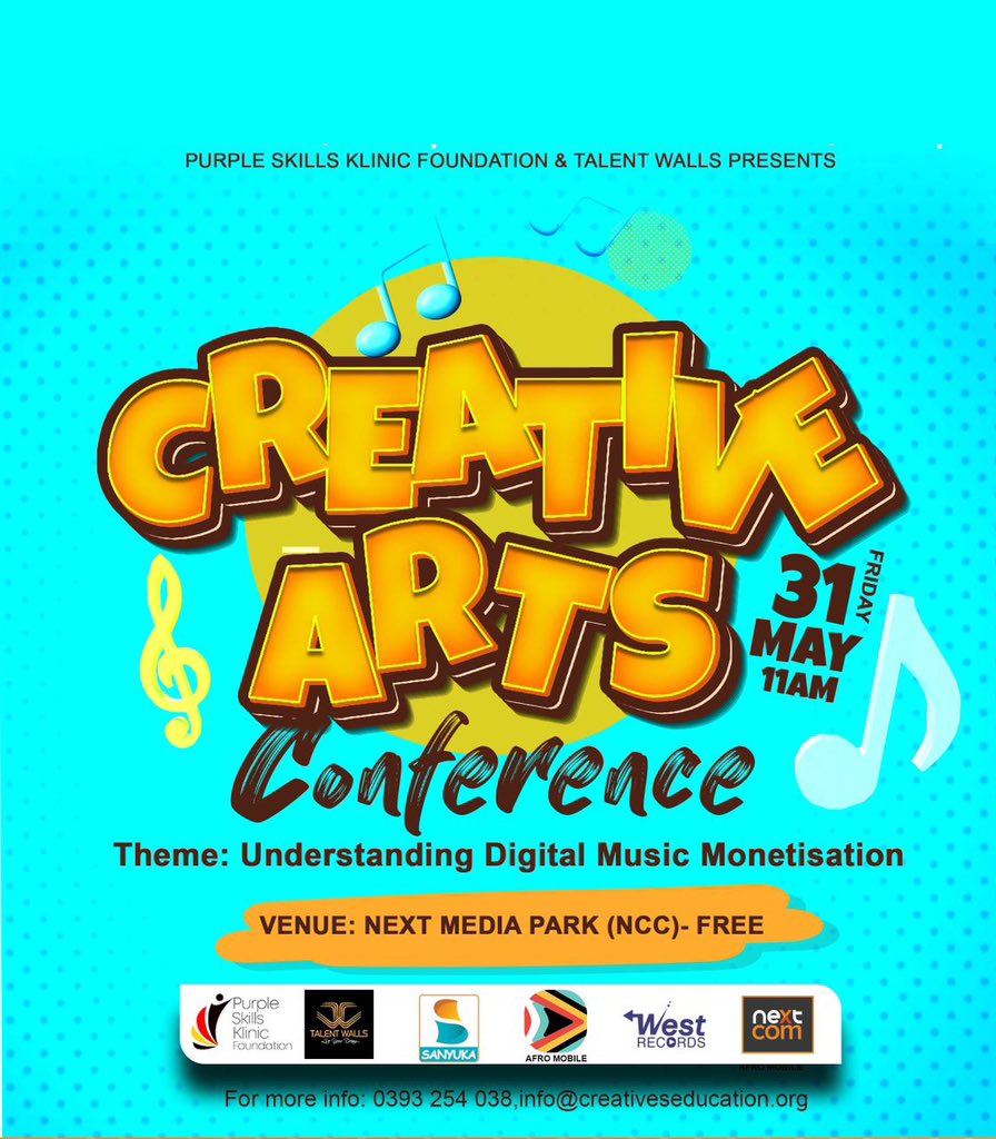 Join us for the Creative Arts Conference on May 31! Discover 'Understanding Digital Music Monetisation' at 11AM, Next Media Park (NCC). Free admission! Registration Link: forms.gle/FYxK4penGaSJiv… #PurpleSkillsClinic