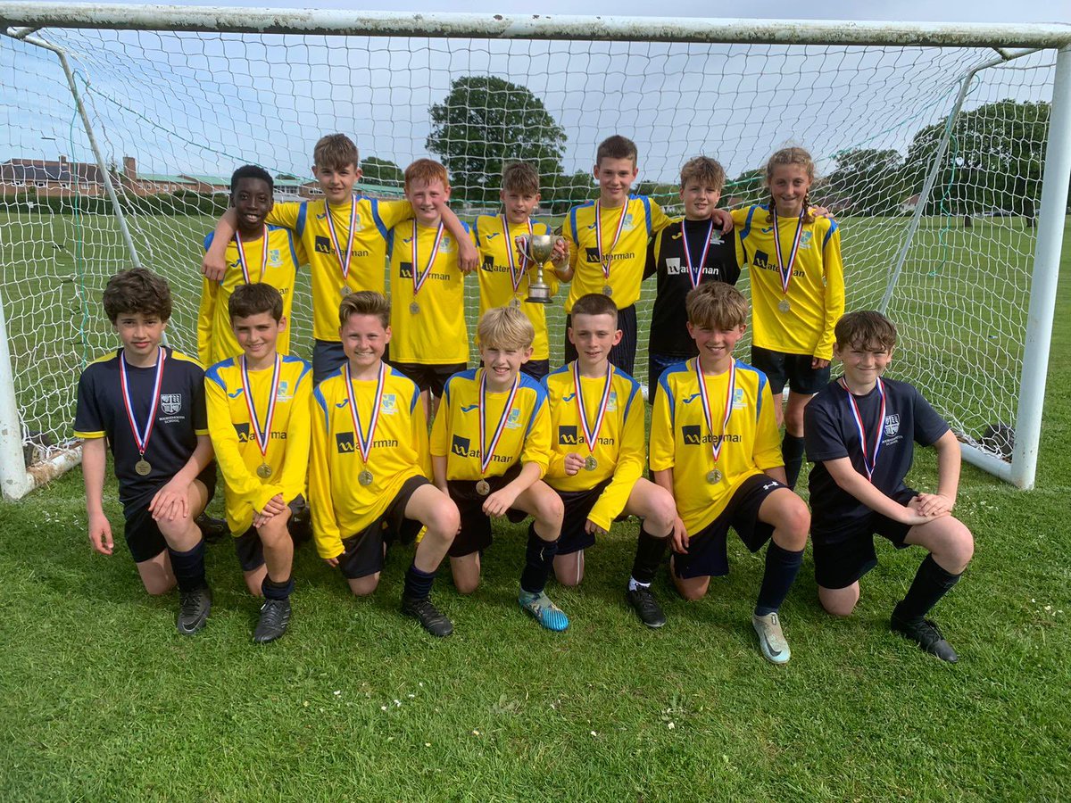Congratulations to the Year 7 football team who have done the double! They won 5-2 in the Town Cup Final against Avonbourne Academy yesterday afternoon. #undefeatedseason