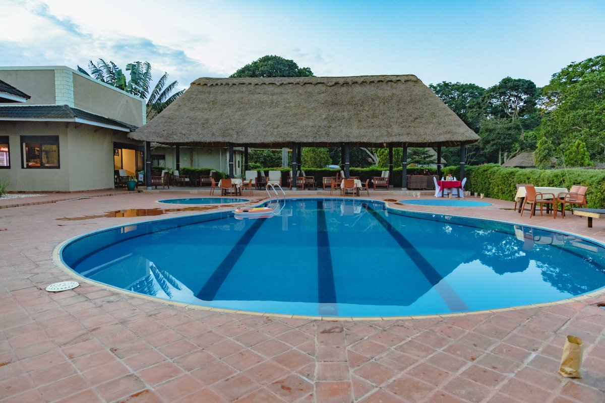 Perfect weather for a swim #Kalangala #VFR #VictoriaForestResort #Swimming #Pool