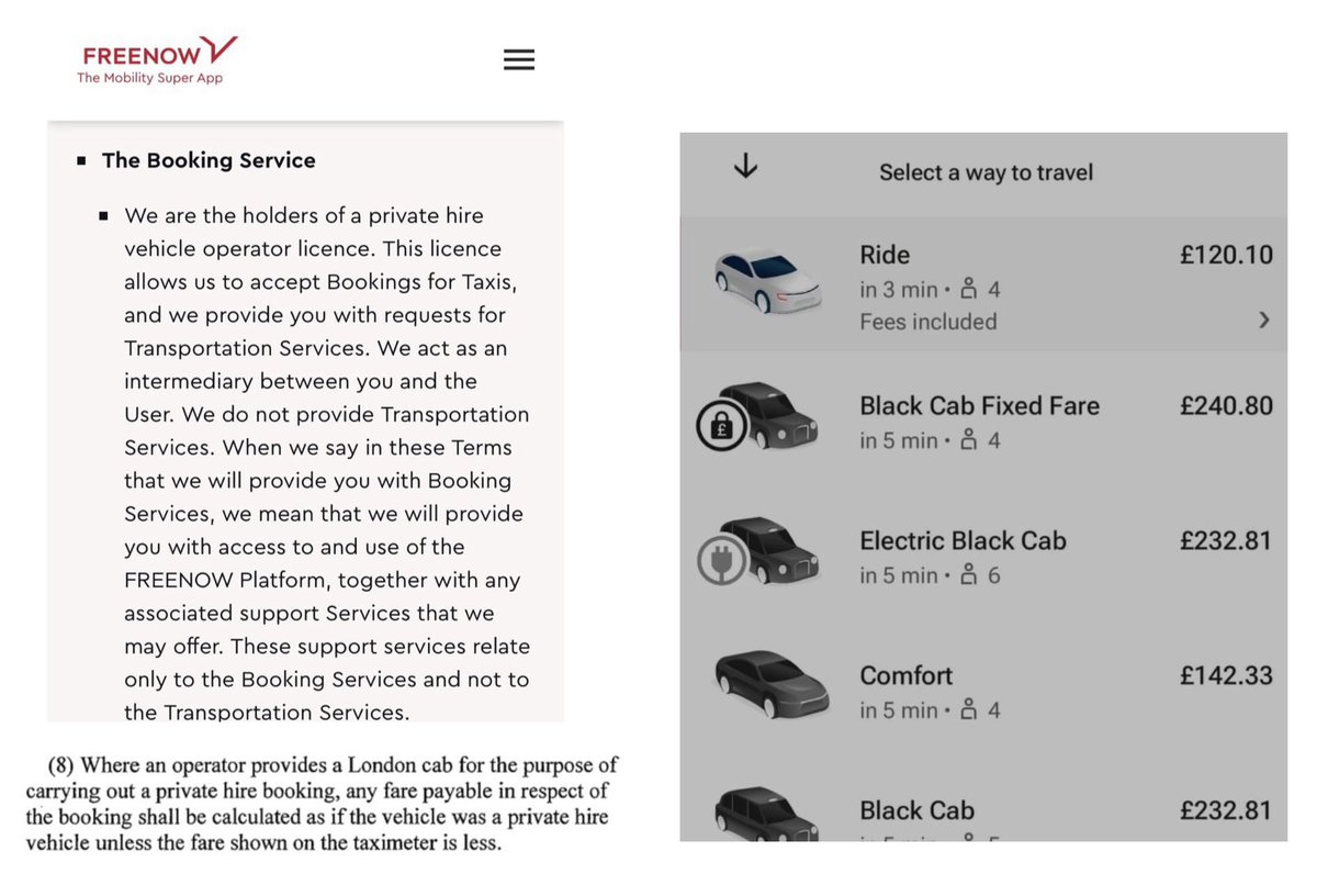 It is not a requirement to hold a PH operator licence to act as a taxi intermediary. ‘Allows us’ is an implication that they are using PHO licence, if so why are they not adhering to section 9 (8) Private Hire Vehicles (London) (Operators' Licences) Regulations 2000? @TfLTPH