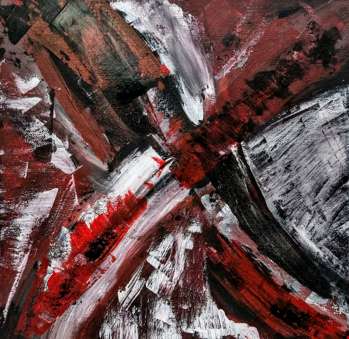 Andy_Art96's tweet photo. "Volcanic embrace" 29x29. #abstractart #abstractpainting #abstracts #abstraction #modernabstract #modernabstractart #contemporary #contemporaryart https://t.co/bizsgctr4K