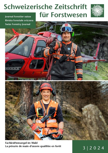 Die neuste #SZF widmet sich dem Thema Fachkräftemangel im Wald. Auffallend ist, dass sich durch alle Artikel der rote Faden eines Kulturwandels zieht: neue Arbeitsmodelle, mehr Frauen in Waldberufen, mehr Nachwuchs. Das setzt vor allem einen wertschätzenden Umgang voraus. <a href="/SZFJFS/">Schweizerische Zeitschrift für Forstwesen</a>