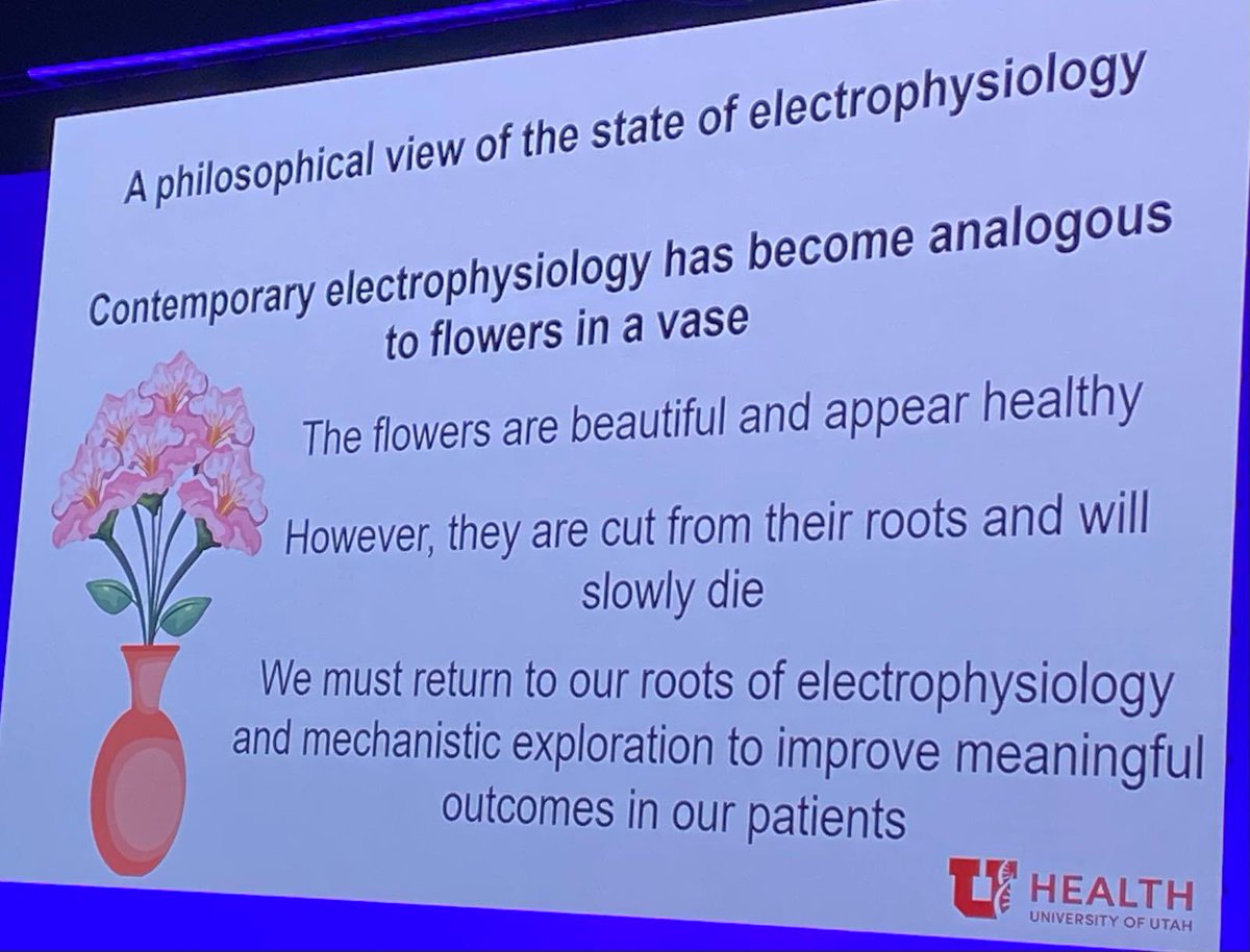 Food for thought by @TJaredBunch … techniques are important but how about mechanisms? #EPeeps #HRS2024 #AFib #Cardiotwitter