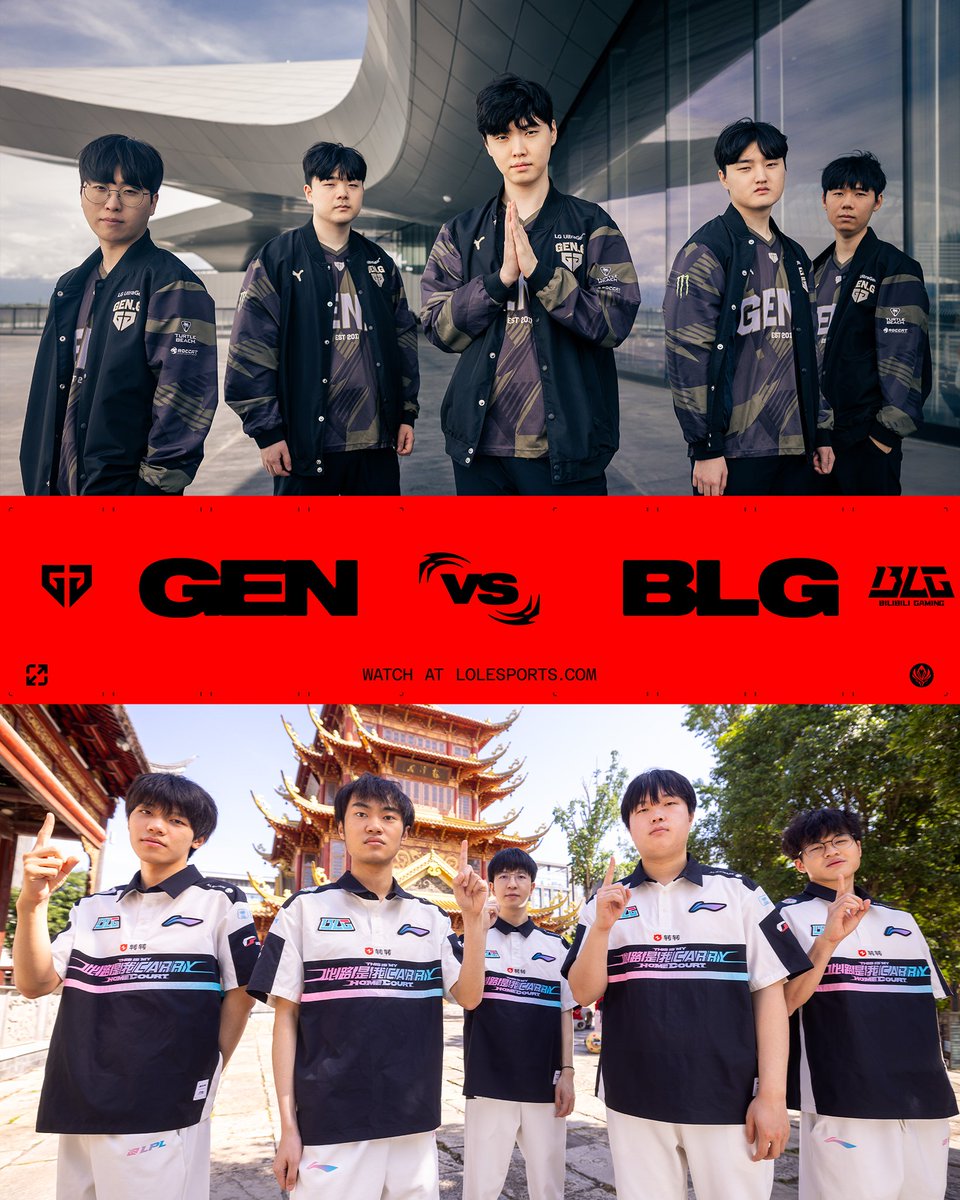 lolesports's tweet image. THE #MSI2024 FINAL:

@GenG vs @BilibiliGaming!