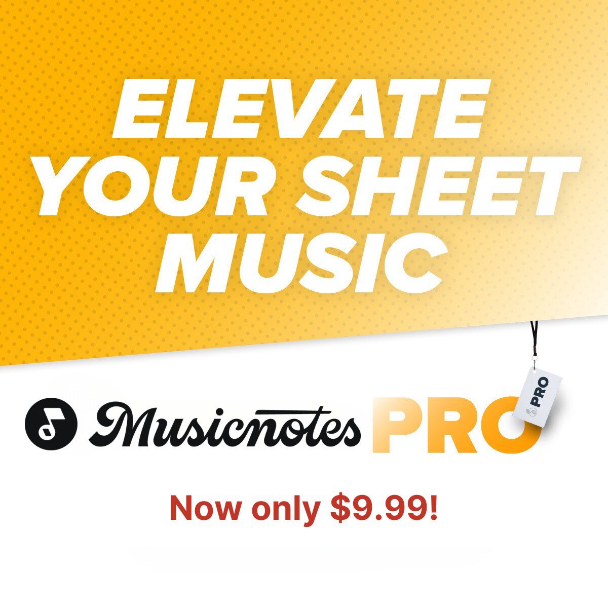 musicnotes's tweet image. 🎶 Memorial Day Special! Get the newly updated Musicnotes Pro for just $9.99. Hurry, offer ends May 28th! Get started at musicnotes.com/pro 🎶 #MemorialDaySale #Musicnotes