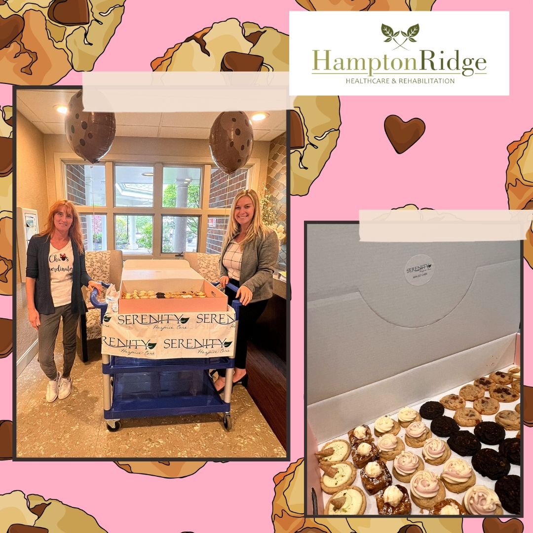 A sweet ending to a wonderful Nursing Home Week at Hampton Ridge! 🍪✨ Huge thanks to Kelly from Serenity Hospice for stopping by with Crumbl Cookies. Your thoughtfulness made our week even brighter! 🥰

#NursingHomeWeek #ThankYou #HamptonRidge #TomsRiverNJ #NSNCW