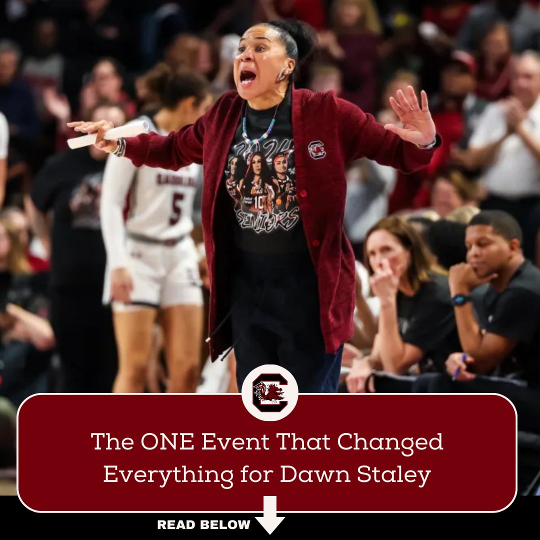 Dawn Staley was asked, 'What's the one event that changed everything for you?' 

She immediately named ONE time.

She said, 'It was a huge life lesson for me because I had never 'failed' that bad.'

She chose the hard route and the results were 'plentiful'.
   
In 1992, Dawn