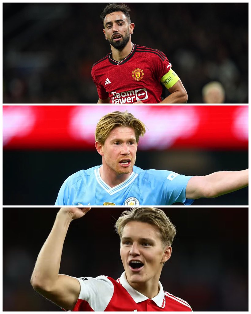 85th minute in the Champions League final you need a goal, who are you choosing create something out of nothing? 1. Bruno Fernandes 2. Kelvin De Bruyne 3. Martin Odegaard