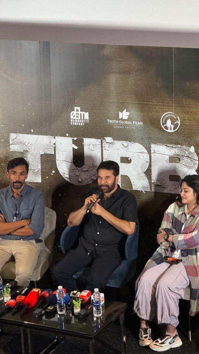 #Mammootty 🤩

At #Turbo Pressmeet, Dubai