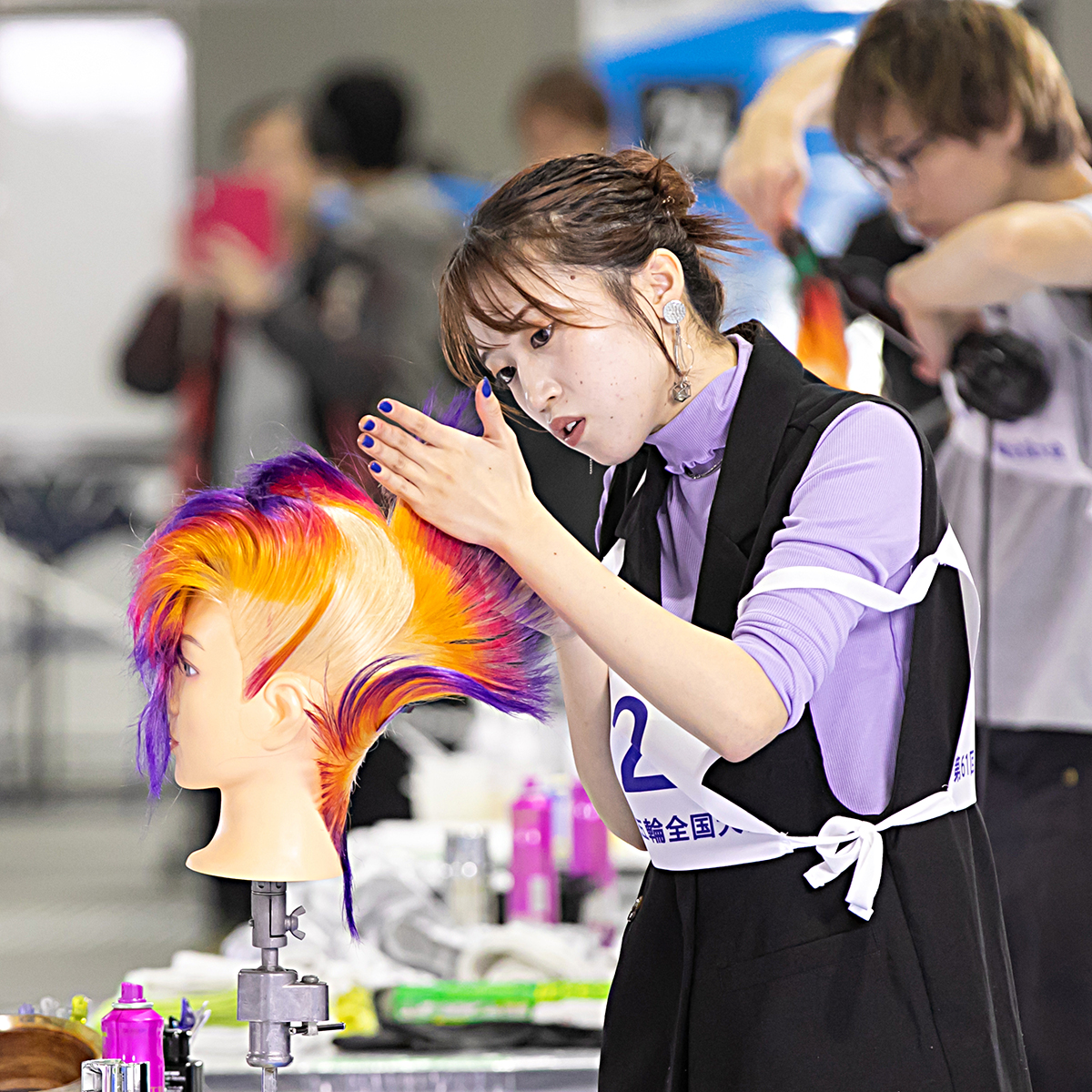 技能五輪全国大会「美容」職種！ ポイント① ポイントとなるのはスピード感 それぞれの課題で求められる要素を、いかにして時間内に完成させるかが重要です #WorldSkills #WorldSkillsJapan #技能五輪全国大会 #NationalSkills #美容 #Hairdressing