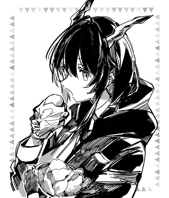 生放送おつかれさまでした～🍗
#アークナイツKFCコラボ
#ArknightsFanArt 