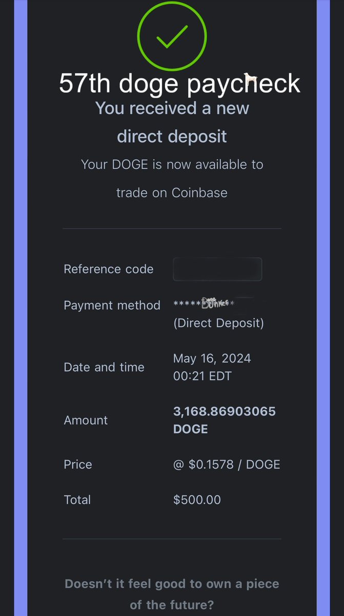 Hope you are enjoying life. 
Number 57 of doooooge 🤣 $doge