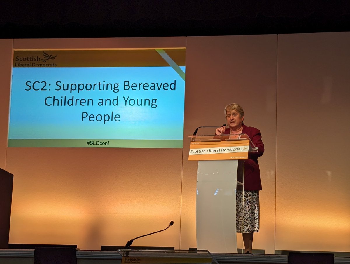 Great speech by @cajardineMP on a very emotional but vital motion. Such a simple motion to make sure organisations have the skills and knowledge of the services to help children and young people get support at the hardest time. #SLDConf