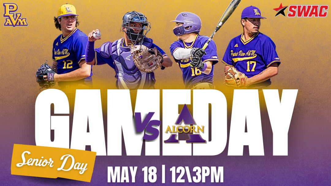 PVAMUBSB: It’s Gameday for the Panthers baseball team as they take on Alcorn State in a doubleheader for Senior day! 🗓️: May 18 ⏰: 12|3PM 🏟️: John W. Tankersley Field|Prairie View, Tx 📺: buff.ly/3HZxk5P 📊: buff.ly/3SgehK9