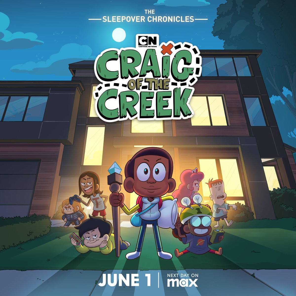 Pack your PJs for Craig of the Creek: The Sleepover Chronicles!  🛌😴💤  Every Saturday starting 6/1 at 9:30a | Next day on @StreamOnMax! 

#CartoonNetwork #CraigoftheCreek #dontsleeponthecreek