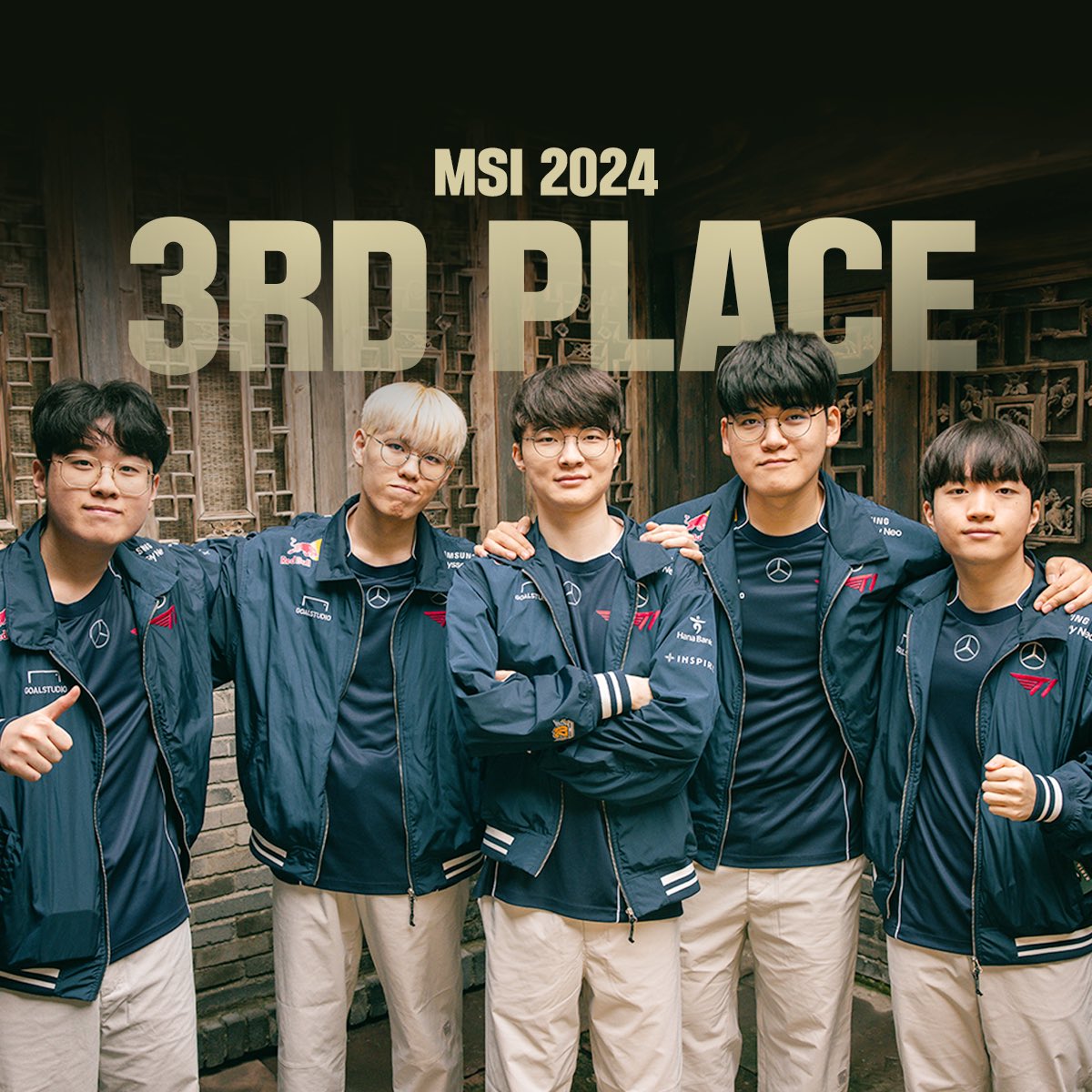 [#MSI2024 Bracket Stage vs BLG]

뜨거웠던 5월, MSI 2024에서의 여정을 마무리합니다.
열렬하게 응원해 주신 팬 여러분들께 감사드립니다.

Today marks the end of our MSI 2024 journey. 
Thank you for supporting us this May.

#T1WIN #T1Fighting