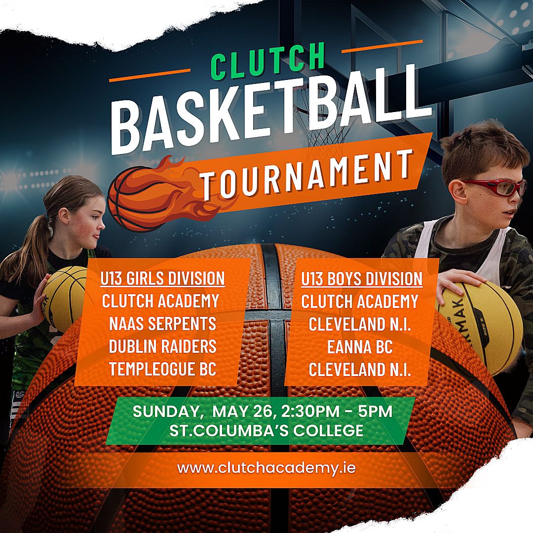 ❗❗HERE WE GO❗❗

ELITE U13's AT THE CLUTCH ACADEMY TOURNAMENT ⚡

Our newly formed Elite U13 Boys Squads will play in their first tournament as a team on the 26th May! 

Very exciting times for our young players! 🏀

#ElitePathway #YoungHoopers #BasketballNI #NorthernIreland