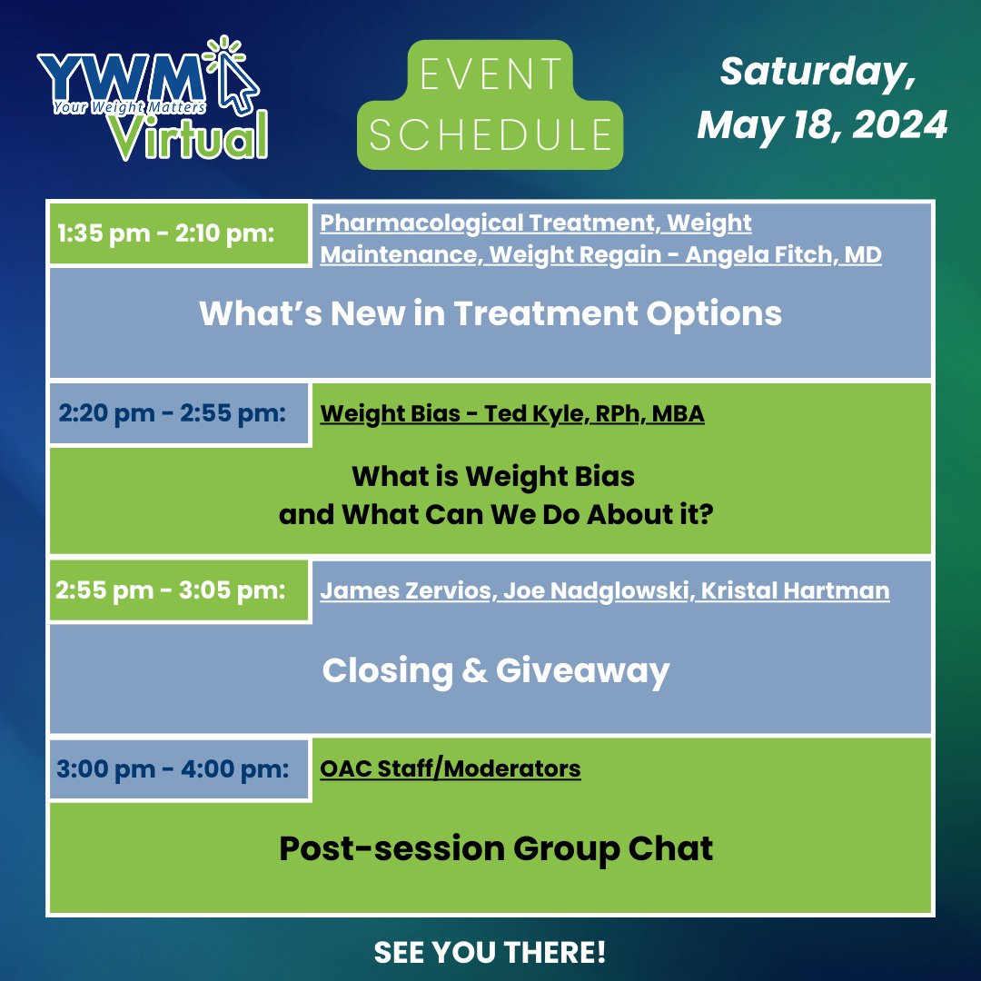 🎉 Today's the Day! 🎉⁠ ⁠ Welcome to the Your Weight Matters Virtual Convention! We have an exciting weekend filled with education and science-based strategies from the country’s leading experts. REGISTER: ywmconvention.com/ywm-virtual/re…