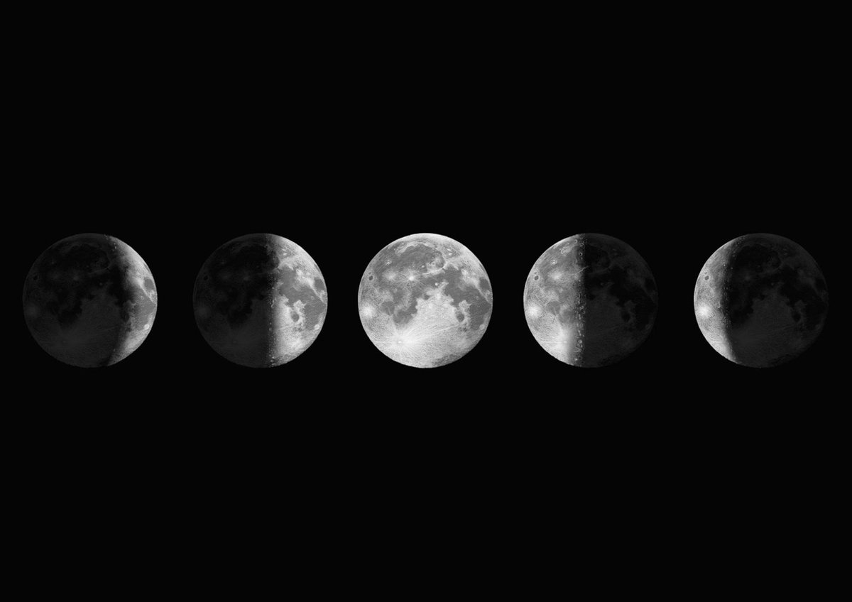 El ciclo lunar, Carmen Sala Bonal #astronomia #illustraciencia4 ift.tt/Nx8t07M