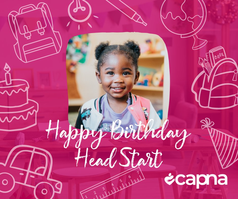 CAPofNAL's tweet photo. Happy Birthday to Head Start! Help us celebrate their 59th Birthday!

Celebrating &amp; supporting #HeadStart for the past 59 years, provides early learning opportunities for children &amp; families &amp; have become a shared national commitment.

#CAPNA #HappyBDayHeadStart #HeadStartWorks https://t.co/gQTmH0U5uz