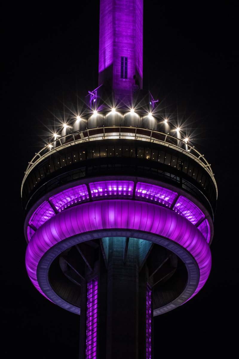Tonight the #CNTower will be lit purple for Global Porphyria Day / Ce soir, la #TourCN sera illuminée en violet pour la Journée mondiale de sensibilisation à la porphyrie