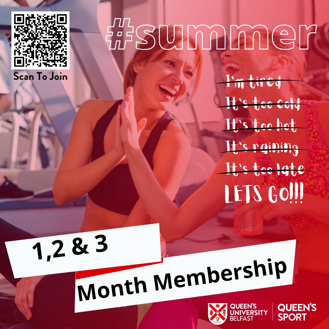 🌟 Don't miss out! 🌟

Receive the rest of May for FREE when you sign up for one of our amazing summer memberships today! 🏖️

Join now and make the most of your summer! ☀️
ow.ly/x2Cy50RJyEg
 #SummerMembership #SummerPromo #FitnessGoals #GetFitFotSummer #QueensSport