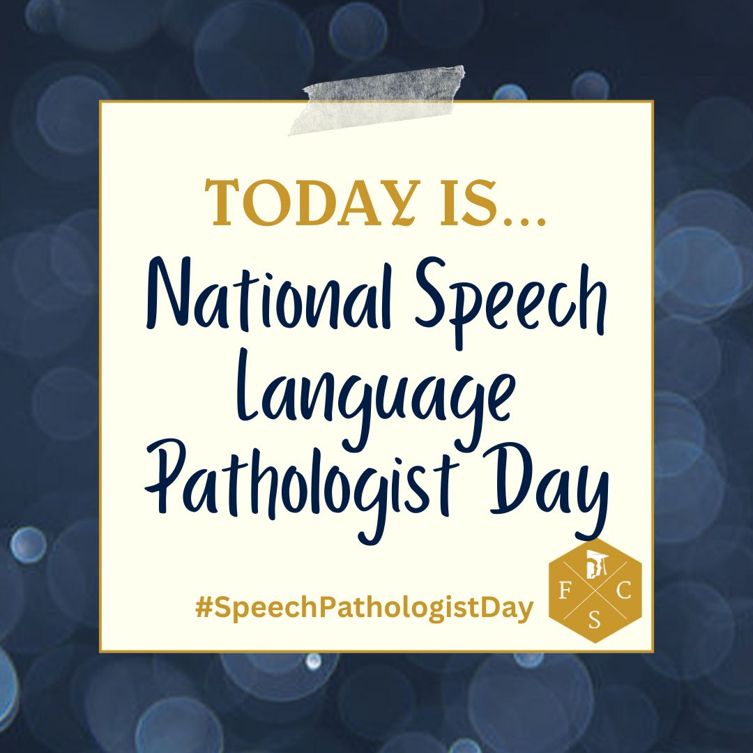 FCSchoolsGA's tweet photo. On National #SpeechPathologistDay we say thank you to our team of SLPs who support our students and their families! https://t.co/EjXDlXypYx