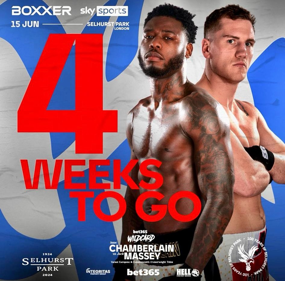 4 weeks 👊💥 For those wanting tickets in the Massey section, I’ll have the link soon, but DM me and I’ll make sure I send it through once I have it 👍 #andthenew