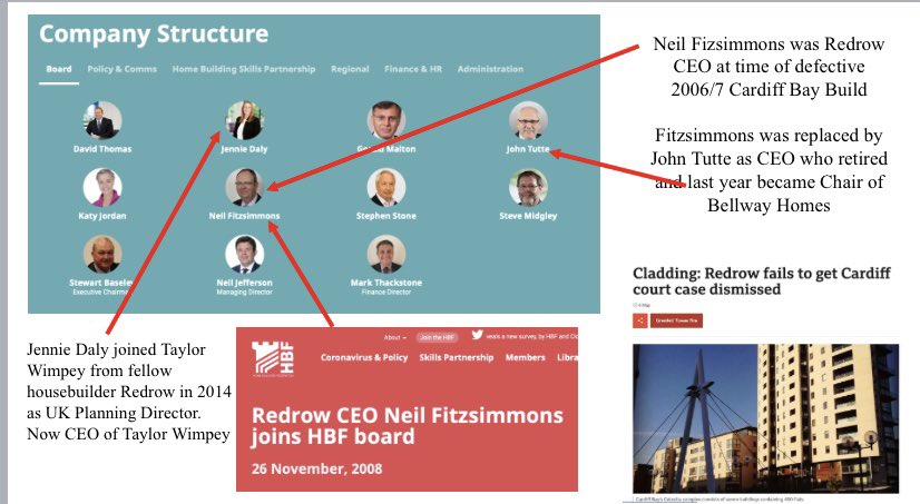 Diolch yn Fawr from 🏴󠁧󠁢󠁷󠁬󠁳󠁿victims of the 🏠🔥cladding build quality scandal. Very informative & insightful post on @NHBC. Last time we looked it was stuffed with developers - many former Redrow execs. Thxs for huge efforts to improve this toxic low quality industry @EOCS_Official