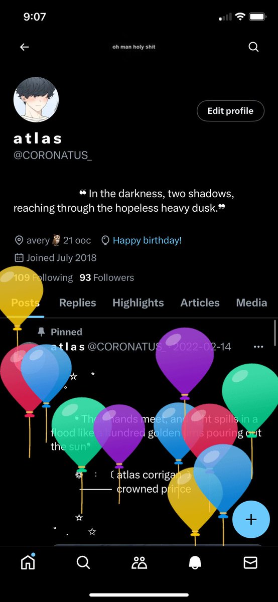 i got balloons!!