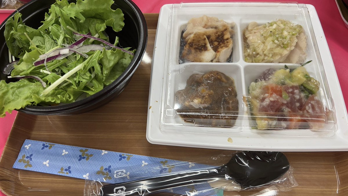 実食！
松ヶ瀬さんのは右のネギ塩と塩麹海鮮、
大西さんのは左のよだれ鶏と魯肉飯！
めちゃくちゃおいしい！
#麻雀片手飯