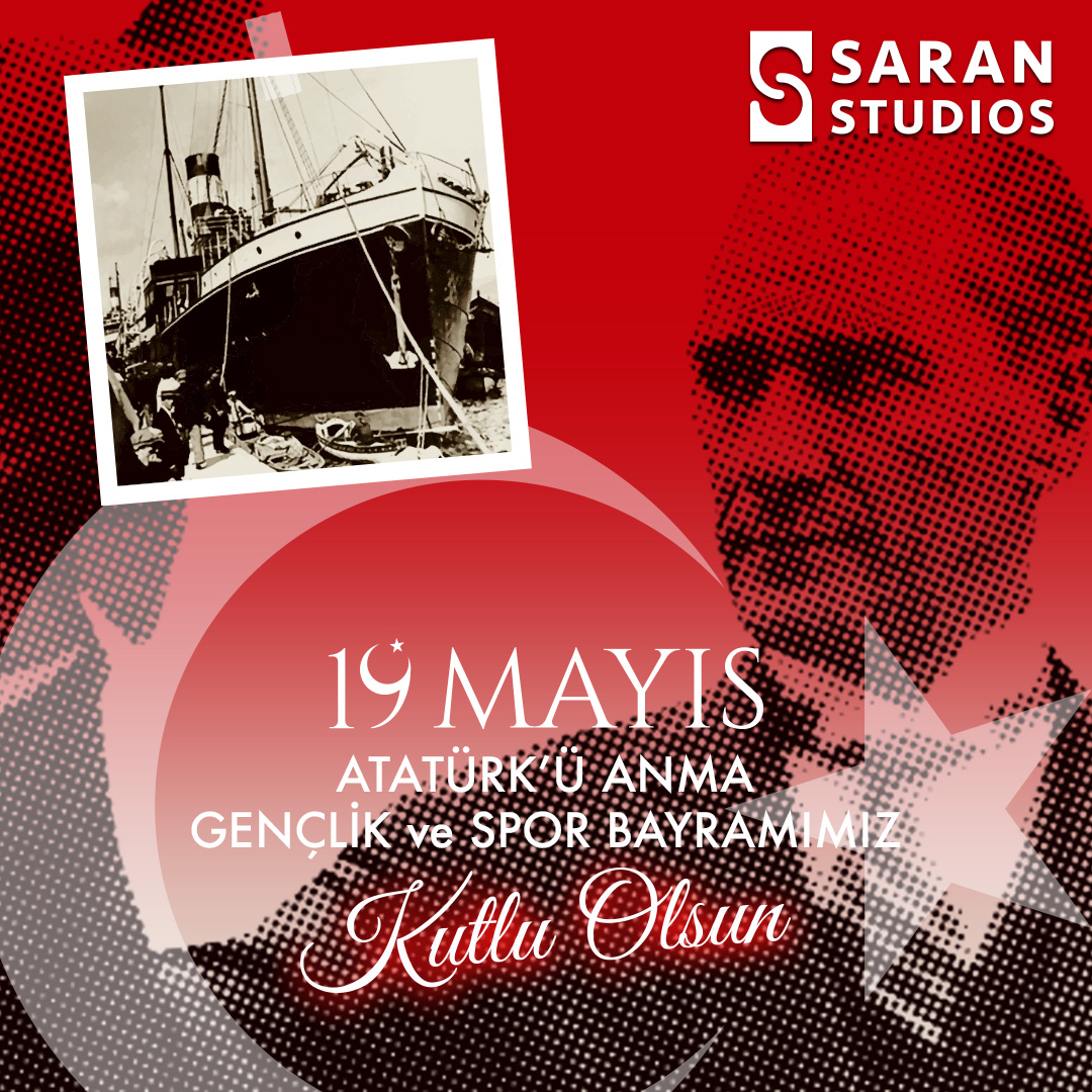 19 Mayıs Atatürk'ü Anma Gençlik ve Spor Bayramımız kutlu olsun.