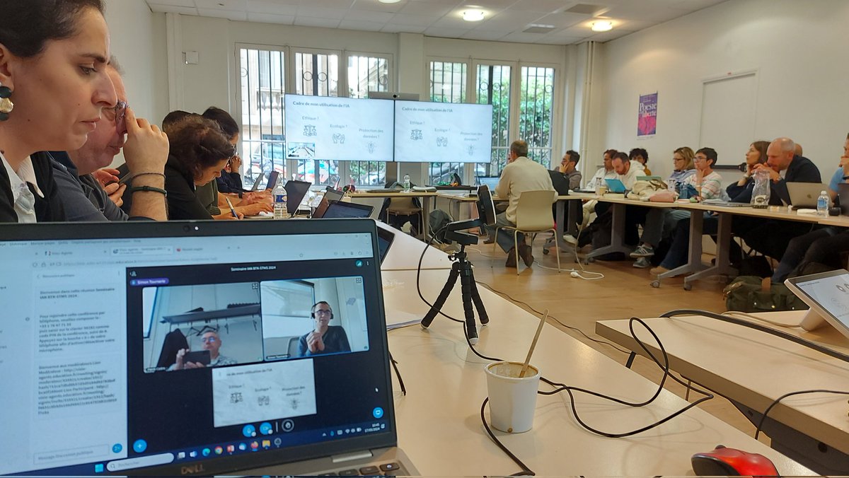 Enseigner les Biotech et STMS avec le numérique tweet media