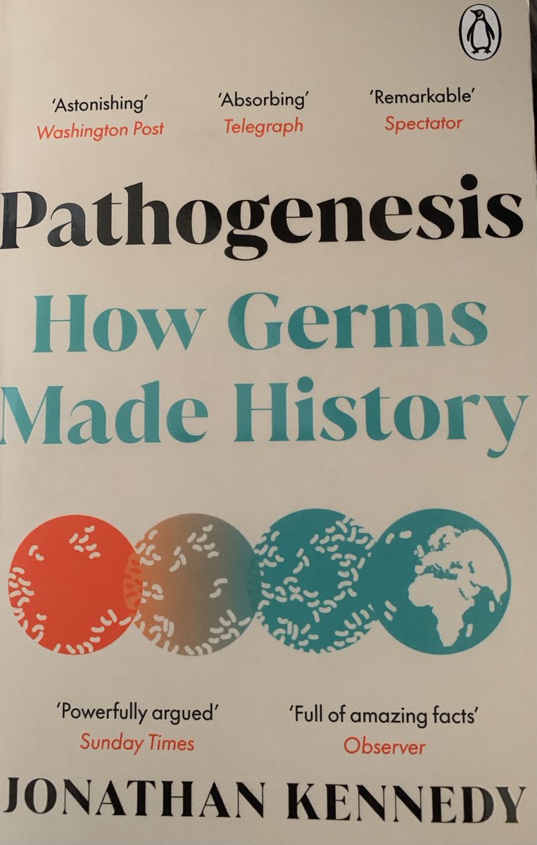 Brilliant read by ⁦@J_J_Kennedy⁩ on how #pathogens shape world history - from primordial to modern plagues. Highly recommend to those interested in #infectiousdisease #globalhealth and the link between #politics #economics and #health