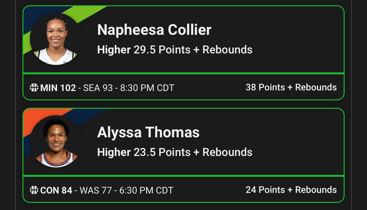 thePicksmiths's tweet photo. WNBA treating us real right!! Don’t slack join up https://t.co/9Kpc3yaYEu 🚦Bangers already dropped and we just cookin more🥂 #betting #NBAPlayoffs #PrizePick #chalkboard #underdog #sportsbettingpicks #Parlay #discord #GamblingCommunity #explore #GamblingX #whop #likes #views https://t.co/3nLNk8nTRf