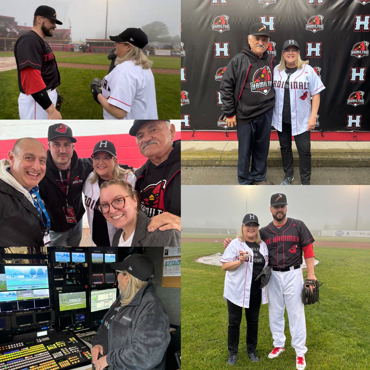 While the rain may have delayed the start of the 2024 season opener, (to this Sunday!) thank you to the Hamilton Cardinals for allowing me to throw the first pitch at the official opening ceremony! ⚾️