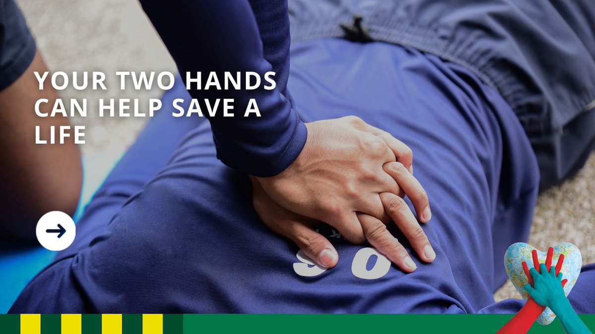 A cardiac arrest is when someone’s heart suddenly stops beating, and their breathing is abnormal or has stopped. Knowing how to perform #CPR and use a #defib could one day #savealife Learn or refresh your skills today 👉bit.ly/46LqLhp