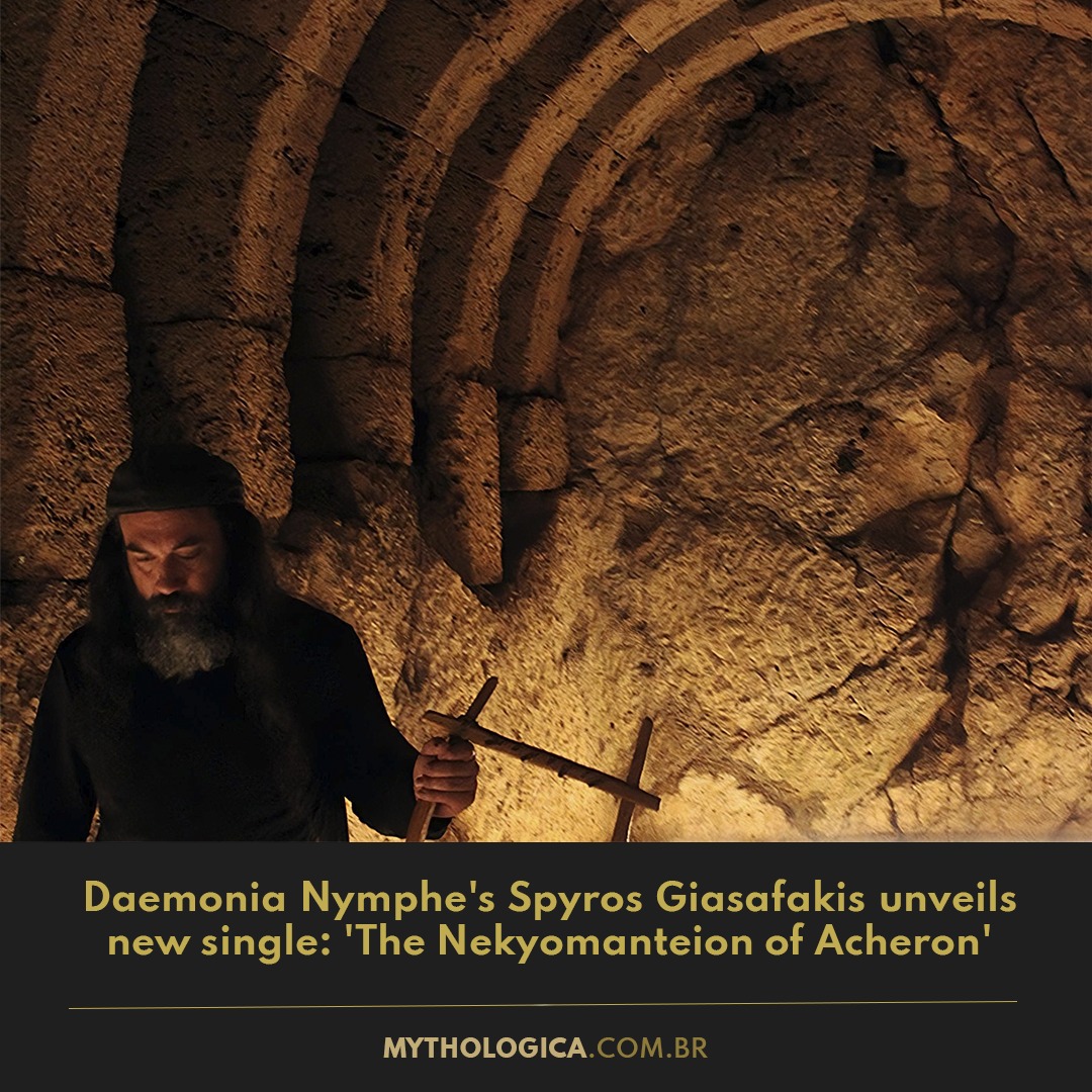 Daemonia Nymphe’s @Spyros_Gi revealed an ethereal new piece titled ‘The Nekyomanteion of Acheron’ (Oracle of the Dead). The artist also shared some news about @DaemoniaNymphe's upcoming album. mythologica.com.br/en/news/spyros… #spyrosgiasafakis #daemonianymphe #ΣπύροςΓιασαφάκης