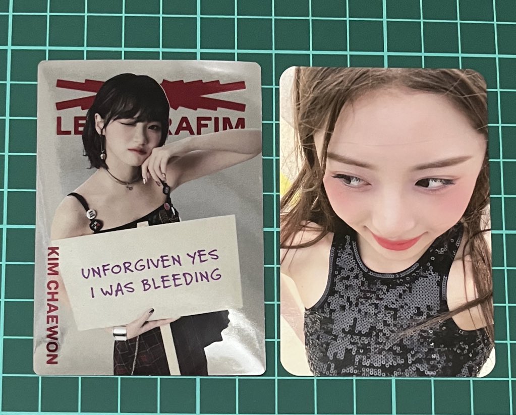 wts lfb ph le sserafim #rizyqzsells 
 
unforgiven jp wafer sticker | 130ea 

YJ / CW 1:1, 2nd pic for size comparison compared to reg pc

- x sensi
- 50% nrdp, rembal in 1 month 
- pf + sf

t. sakura chaewon yunjin kazuha eunchae unforgiven japan bandai namco wafer sticker pc