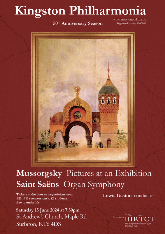 KPO_Orchestra's tweet photo. 🎉50th Anniversary, summer concert🎉
Sat 15 June 7:30pm @ St Andrew's Church, Maple Rd, KT6 4DS (nr Surbiton station)
Conductor: Lewis Gaston
-Mussorgsky: Pictures at an Exhibition
-Saint-Saëns: Symphony3 in C minor 'Organ' (Organ: James Norrey)
Tickets: https://t.co/Jp7Sx4RYhR https://t.co/9NgjZp5H6S