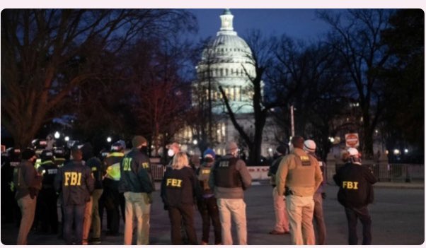 FBI Dir Chris Wray: “WE DONT MONITOR PROTESTS”

WE INFILTRATE AND PARTICIPATE!

Newly Published Records Show FBI Officials Were Instructed To ‘Stand Down’ The Day Before Jan. 6 After Targeted Individuals From a Group They Had Infiltrated Decided Not to Come to DC