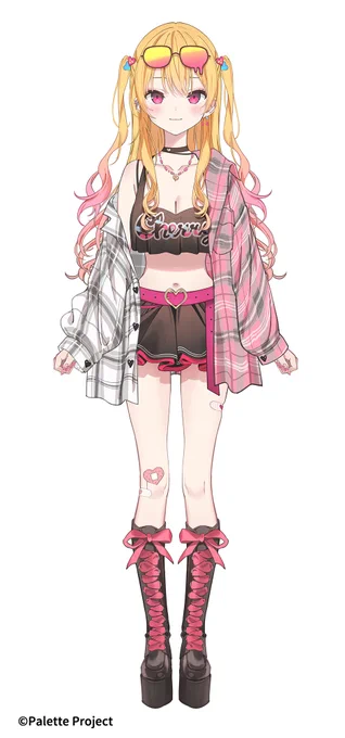 パレプロ研究生つんでれぎゃるアイドルの愛染アネラちゃん()をデザインしました～何卒何卒 