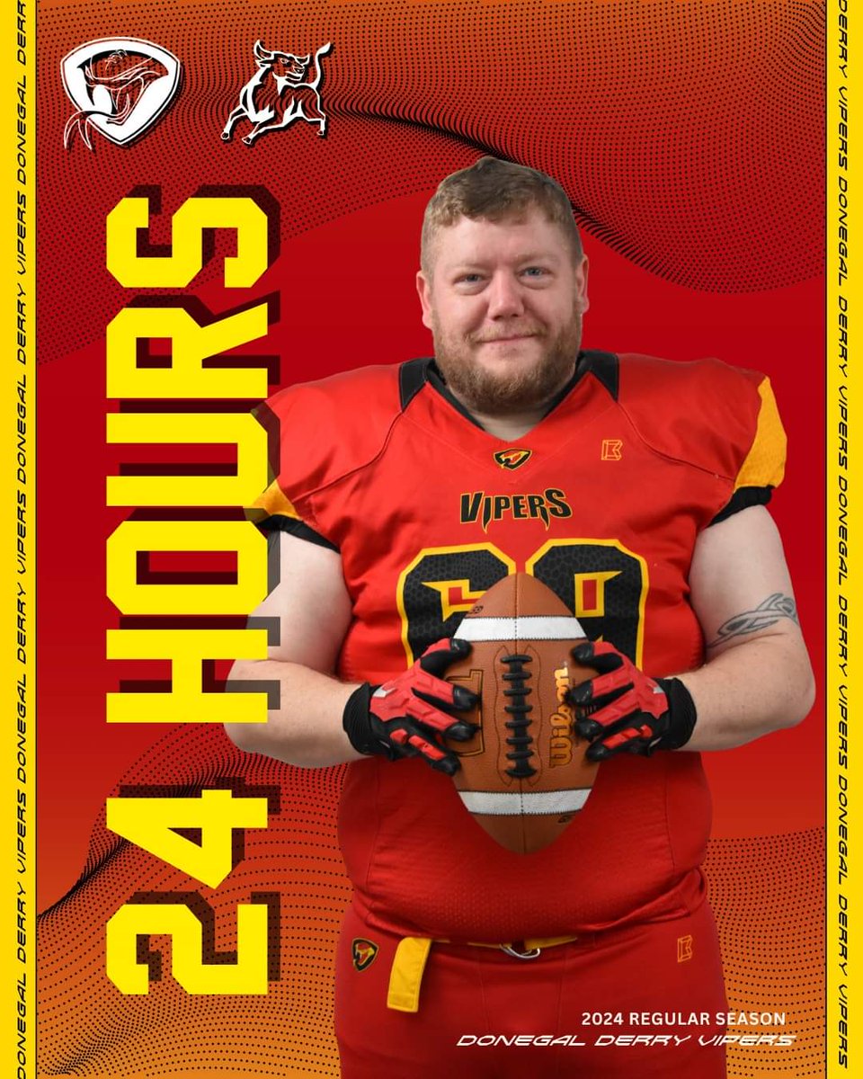 🚨 24 hours to go until kickoff for Game 5 of the season against the Mavericks!

We're in good hands with Owen Brady 👇😍🏈

#Derry #Donegal #Ireland