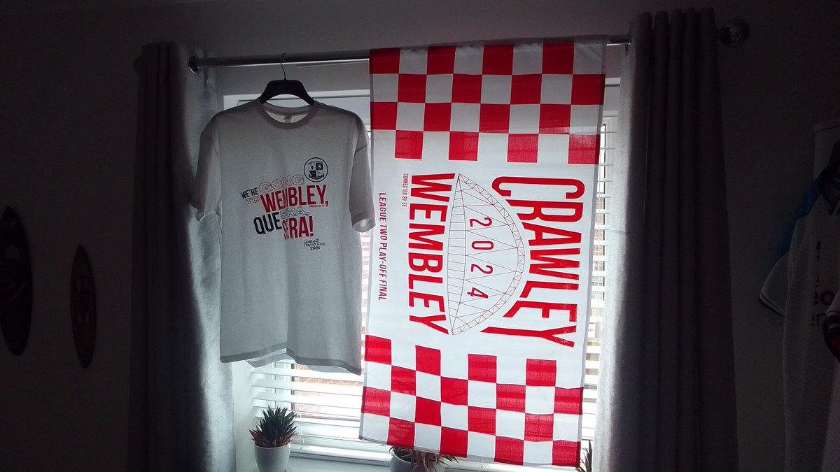 All Ready for Wembley tomorrow 
Are You?