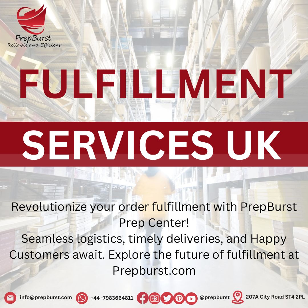 Unlock seamless fulfillment with The 𝐏𝐫𝐞𝐩𝐁𝐮𝐫𝐬𝐭!  Our UK-based fulfillment services ensure your business runs smoothly from order to delivery. Explore efficiency like never before!
For more details: +44 (798) 366-4811
#tiktokshopfulfillment #ukprepcenter #prepburst