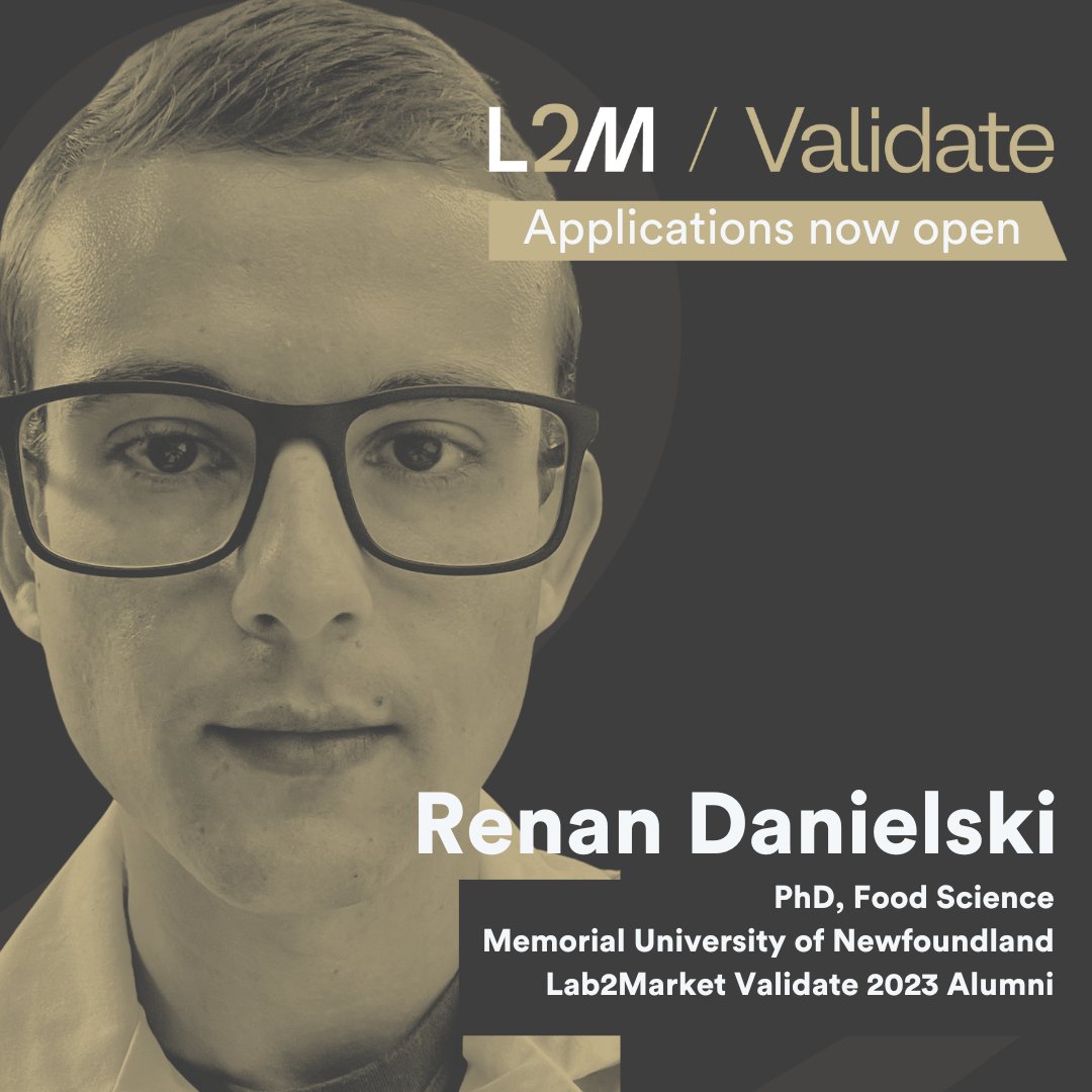 The Lab2Market Validate program provides teams, like JulieDayrit’s &amp; Renan Danielski’s, with the opportunity to assess the commercial potential of their research-driven ideas and validate the market need.  

Apply today at: dalinnovates.ca/programs/explo…