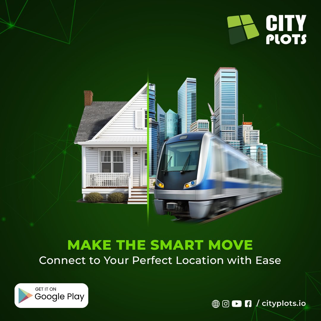 'Make a smart move to your dream plot today!

#cityplots #app #mobileapp #prime #property #easybuy #smartmove #plots #online #primelocation #virtual #buynow #AI #artificialintelligence #virtual #technology