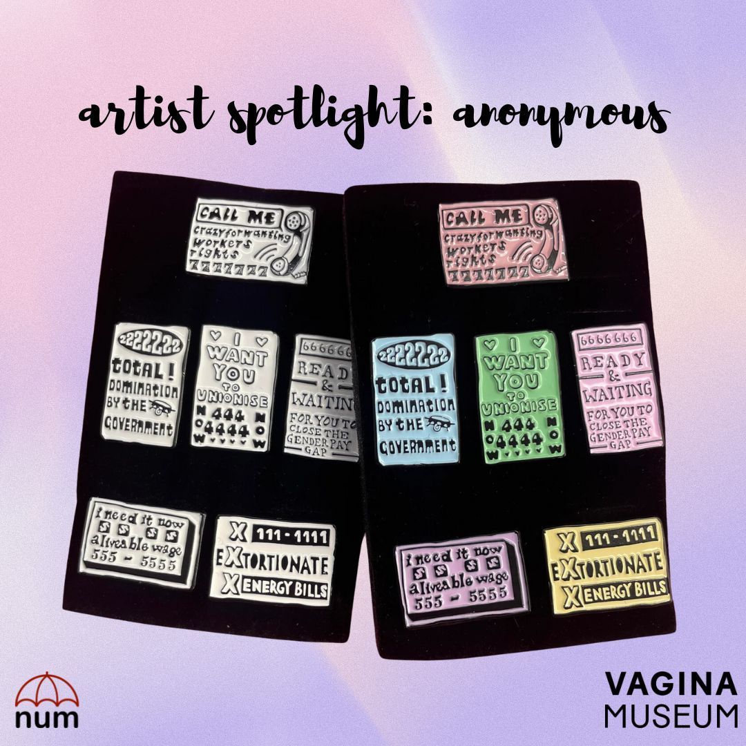 🎨 NUM x Vagina Museum Artist Spotlight: Anonymous Artist

This anonymous artist is a Liverpool based sex worker that uses art and writing in an attempt to destigmatize sex work and humanise sex workers.